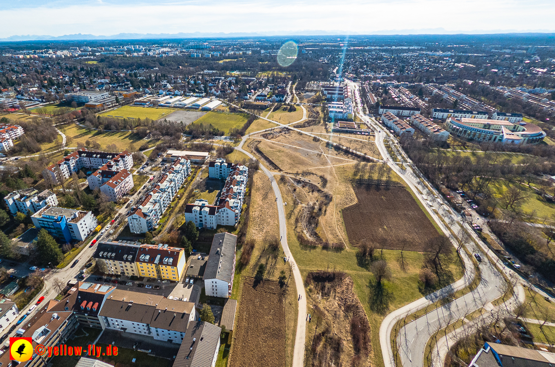 20.02.2023 - der Hachinger Bach zwischen Berg am Laim und Neuperlach